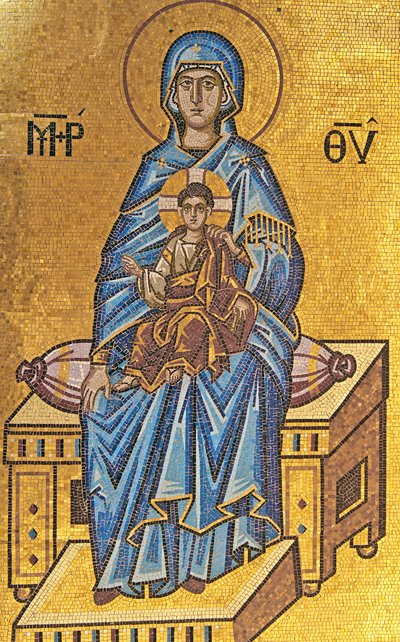 Madonna and child, Kykkos Monastery, Troodos Mountains, Cyprus by Cypriot